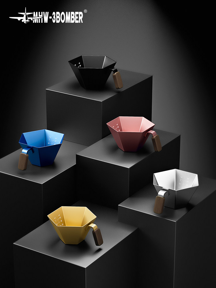 Mhw-3Bomber Bomber Prism Measuring Cup, Extraction Scale Cup, Espresso Cup, Coffee Machine Liquid Receiving Cup