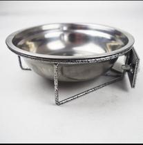 Thickened and deepened stainless steel pet food Uppies dog bowl dog basin can be hung