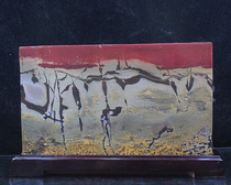 Guangxi Qishi Liuzhou grass flower stone Chinese painting stone Home ornamental stone original stone ornaments