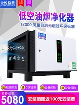 Oil smoke purifier Restaurant barbecue kitchen commercial medium and medium-sized low-altitude electrostatic environmentally friendly package purified by fume