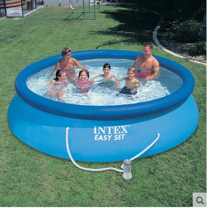 round inflatable pool