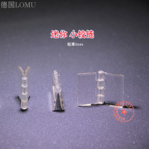 Imported ultra-thin transparent hinge 2mm thick acrylic hinge strong toughened Mini small hinge acrylic box