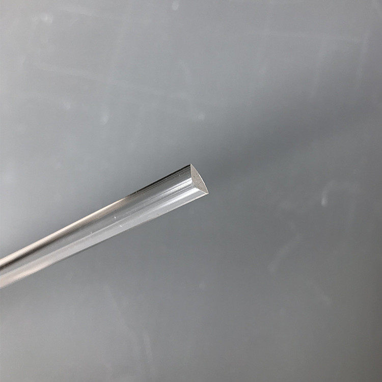 10 pieces of 8*8*8mm equilateral triangle strips, acrylic transparent triangle sticks, organic reinforcement strip crystal