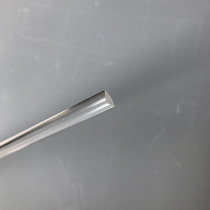 10 8*8 * 8mm equilateral triangle strip acrylic transparent triangle Rod organic reinforced strip Crystal