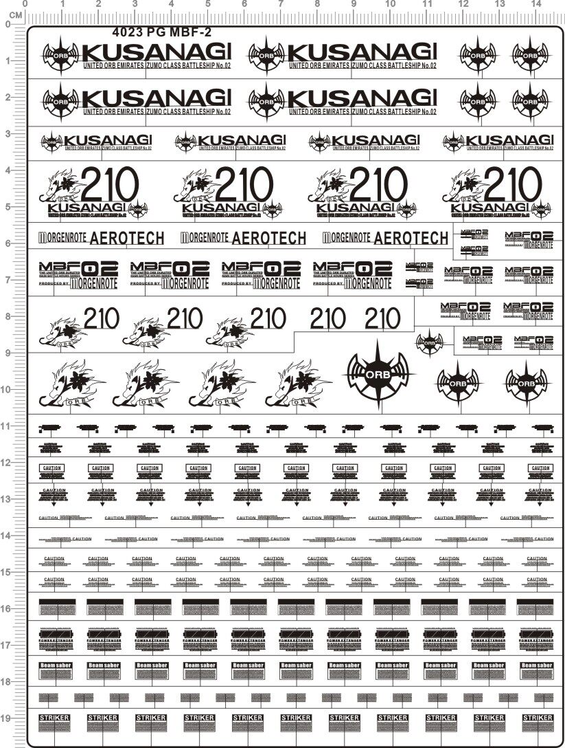 4023-@503 PG MBF-2 Yanhong gdgd metal sticker 111