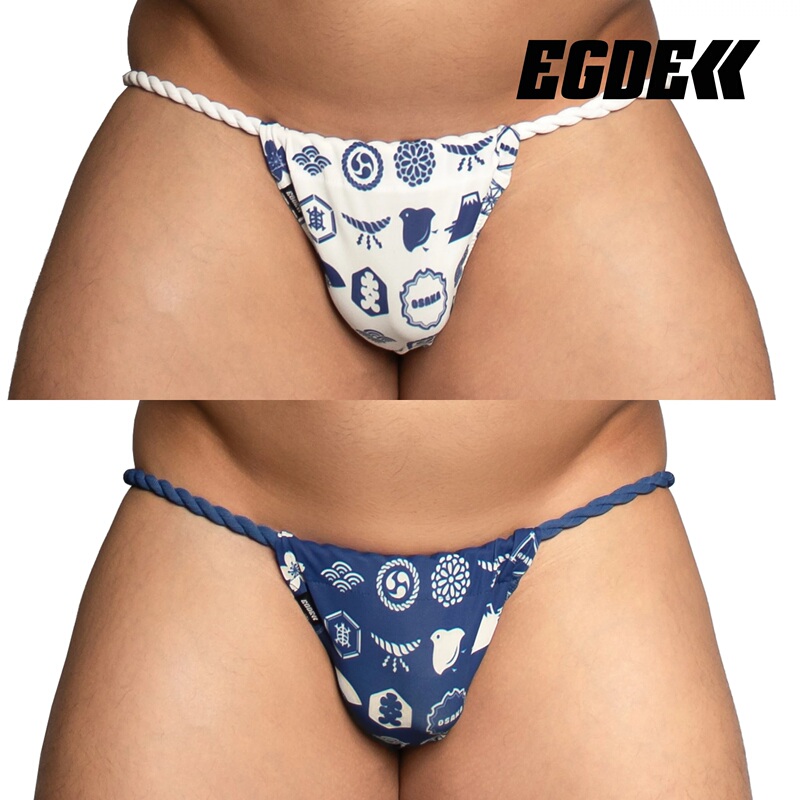 【4184】Egde Men's Single Layer Underwear Yamato Text - Modern Black Cat Fundoshi 【4184】Egde Men's Single Layer Underwear Yamato Text - Modern Black Cat Fundoshi