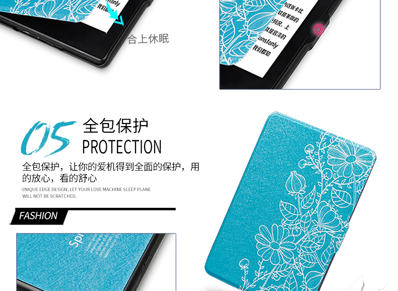 Amazon kindle mới bảo vệ tay áo 558 Starter Edition micro e-book đệm chiếu sáng Zodiac Trường hợp - Phụ kiện sách điện tử ốp lưng ipad 10.2