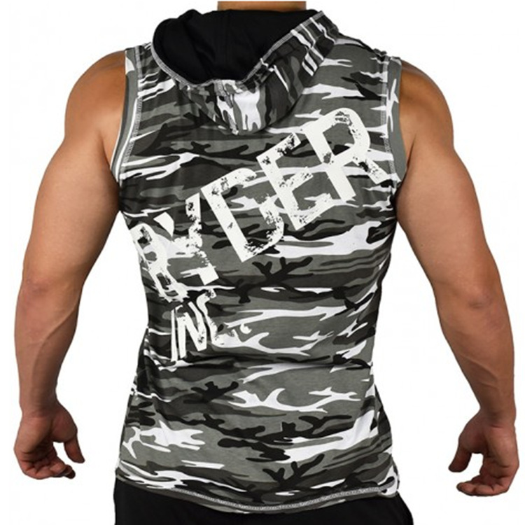 Mùa hè 2018 anh em cơ bắp vest nam đào tạo chạy thể dục quần áo thể thao vest mùa xuân áo phông thể thao