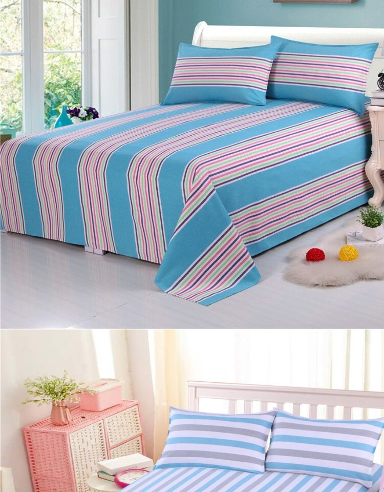 Gia công tồn kho tồn kho dày vải thô cũ đơn mảnh đôi giường đơn ký túc xá đơn hai mảnh ba mảnh mùa thu và mùa đông ga giường 1m8 x 2m