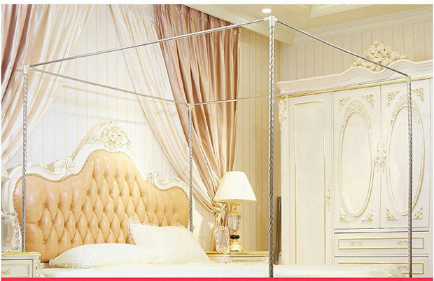 lưới cửa duy nhất 1,5 m 1,2 m giường hộ gia đình 1.8m giàn giáo tòa sàn sàn đôi đơn hồ sơ tài khoản được mã hóa - Lưới chống muỗi màn khung gấp gọn thông minh