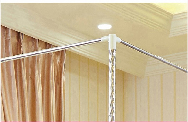 Cửa lưới chống muỗi Cửa đơn 1,5 m Giường 1,8m giường tài khoản 1,2m khung thép không gỉ Cửa lưới chống muỗi cổ điển - Lưới chống muỗi màn vuông gấp gọn