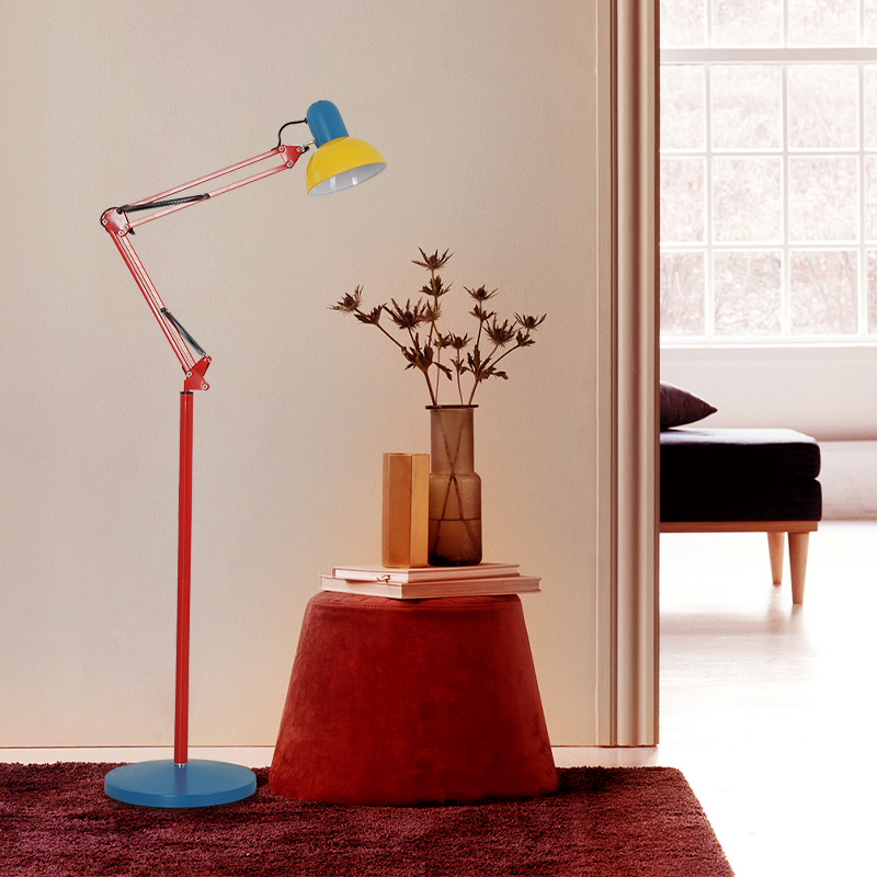 Memphis Eye-Protecting Floor Lamp Colorful Atmosphere Lamp Children's Room Living Room Bedroom Study Reading Standing Floor Lamp
