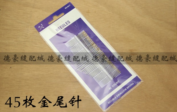 Vàng đuôi kim khâu kim khâu kim hoa rỉ kim vàng đuôi kim hộ gia đình xuất khẩu kim khâu chăn kim may công cụ may - Công cụ & vật liệu may DIY móc áo len cho người lớn