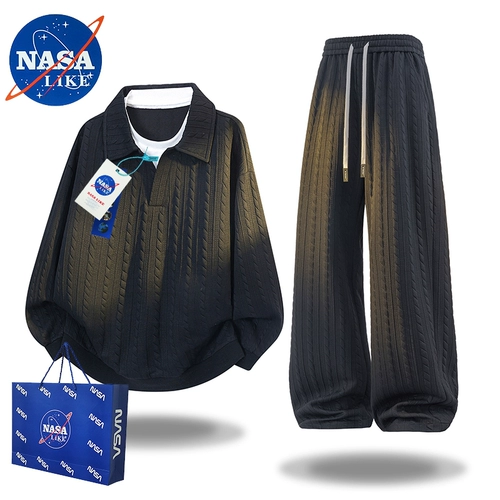 Комплект для отдыха, толстовка, спортивный костюм, популярно в интернете, оверсайз