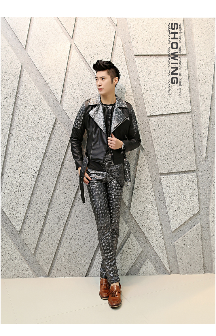 Pantalon cuir homme pour jeunesse pour automne - Ref 1492603 Image 6