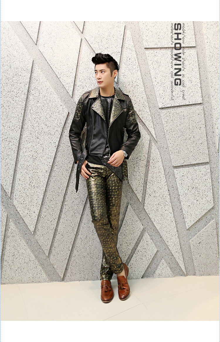 Pantalon cuir homme pour jeunesse pour automne - Ref 1494908 Image 10