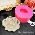 Stereo 3D Rose Poppies Hibiscus Bud DIY Epoxy Silicone Mold Setting Stand Keychain Mặt dây chuyền - Tự làm khuôn nướng Tự làm khuôn nướng