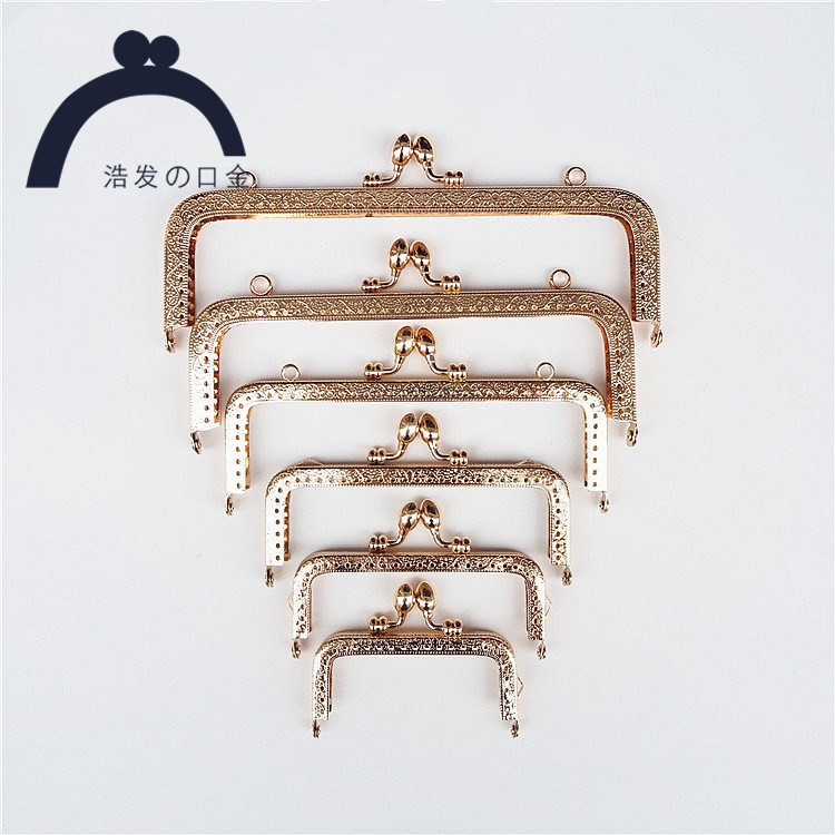 8 5 10 5 12 5 15 15 18 20CM square embossed car piece head opening gold light golden dozens of clothes