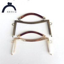  20 5cm concave waist non-porous cloud glue handle gold with screw holes and pinholes Two types of ten packs