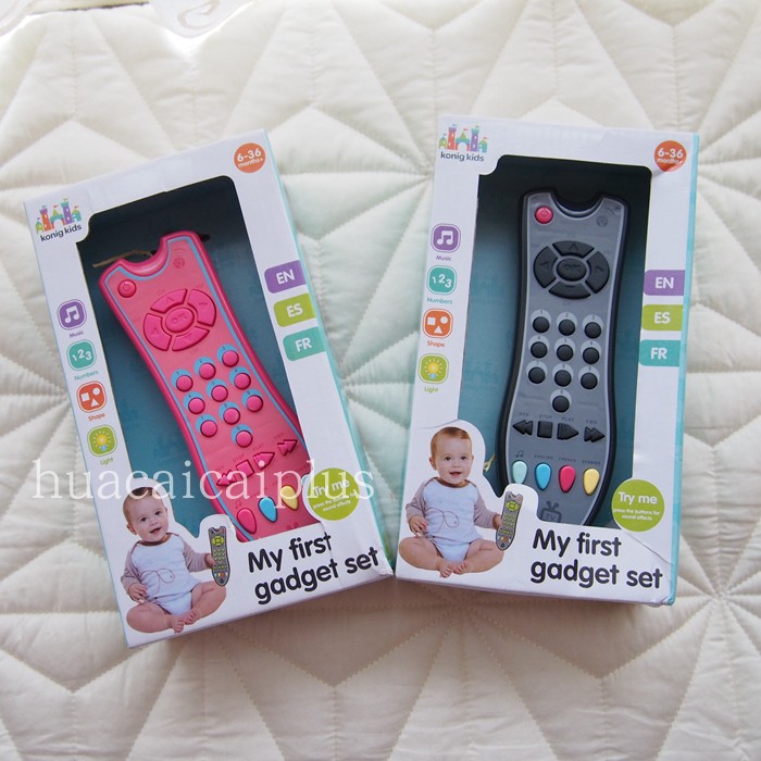 Baby TV Simulation Remote Control Children with Music English Learning Remote Control Science and Education Cognition Educational Toys