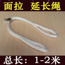 Triceps high pull down training rope biceps double head rope extended fitness face pull bird pull rope