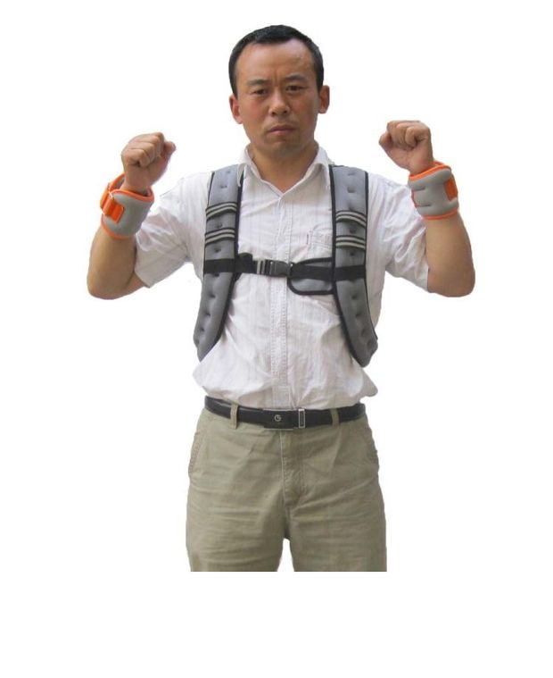 Áo vest có trọng lượng 8Kg kg Tăng nặng túi cát vô hình Quần áo cát đêm chạy thiết bị thể dục - Taekwondo / Võ thuật / Chiến đấu găng tay đấm bốc trẻ em