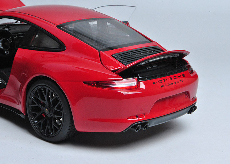 Hợp kim mô phỏng Shuke 1:18 Porsche 911 targa 4s mở hoàn toàn Mô hình xe hơi Hiển thị tĩnh Yêu thích hình mô tô