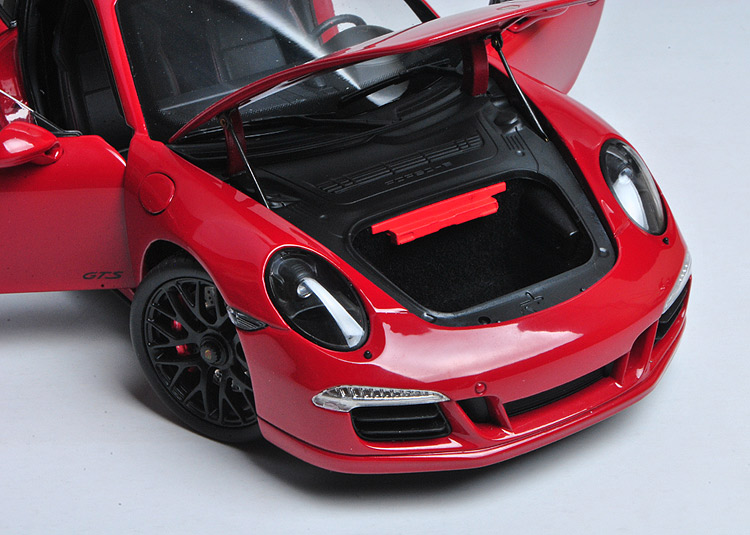 Hợp kim mô phỏng Shuke 1:18 Porsche 911 targa 4s mở hoàn toàn Mô hình xe hơi Hiển thị tĩnh Yêu thích hình mô tô