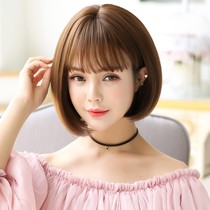 Wig hair set head set natural short hair female handsome neutral 2020 fashion new cool wave wave head tide