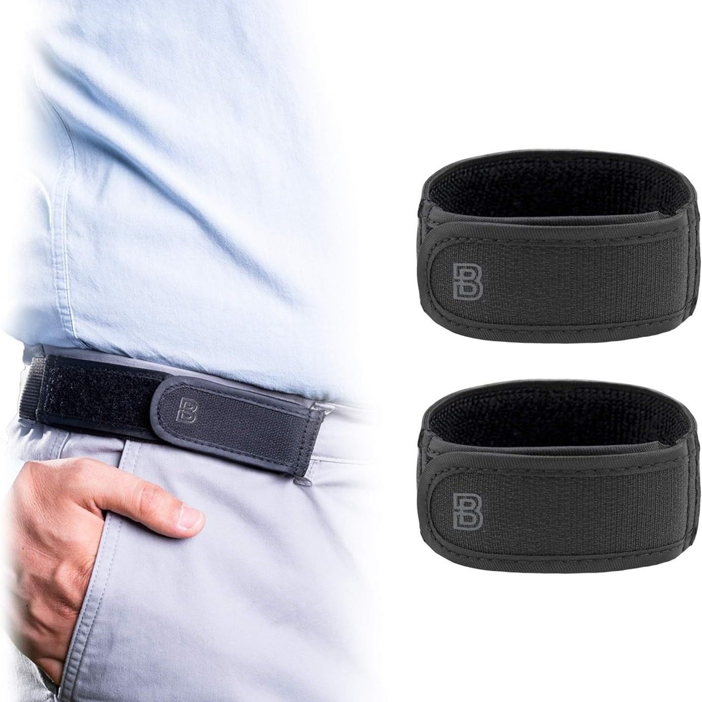 Universal elastic belt with velcro