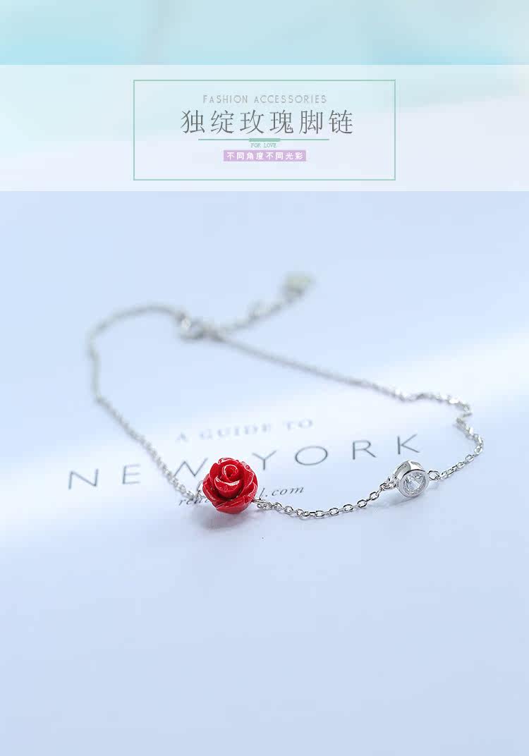 Bracelet de cheville Femme en Argenterie - Ref 3102959 Image 6