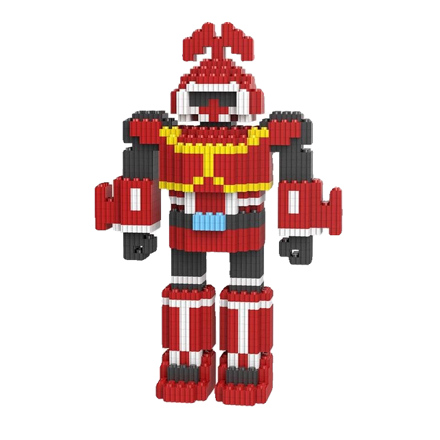 Iron Armor Xiaobao Peripheral Assembly Children's Educational Toys Kabuda Building Blocks Assembly Model Robot Ornament Gift