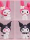 Cartoon Q-Version Figurines Sanrio Ornaments Kuromi My Melody Lotso Peripheral Figures Girls' Birthday Gifts