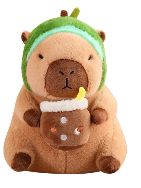 Cute Cartoon Capybara Doll Capibala Doll Stuffed Toy Otter Doll Children's Birthday Gift Pendant