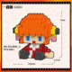 Anime Gintama Merchandise Sakata Gintoki Kamui Shinpachi Kogure Toshizo Building Block Toys Gift Figurine Model