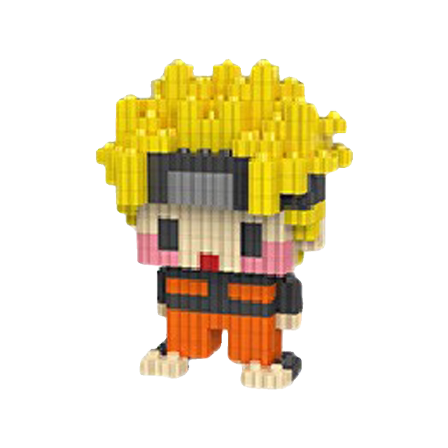 Anime Merchandise Naruto Building Blocks Naruto Kakashi Sasuke Itachi Educational Toys Hand-Assembled Gifts for Boys
