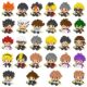 Anime Haikyuu!! Peripheral Building Blocks Hinata Shoyo Tsukishima Kageyama Itachi Hiyori Educational Toy Model Ornaments