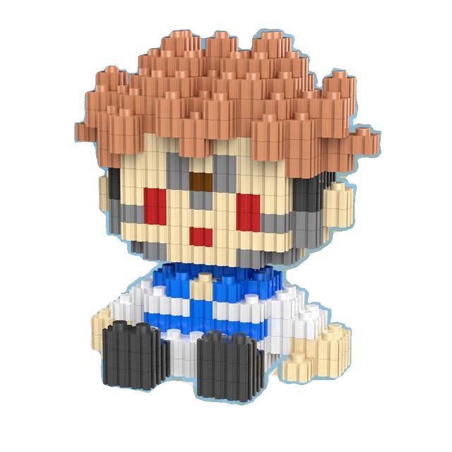 Spell Back to War peripheral anime Gojo Satoru Tiger Staff Yuhito assembled building blocks Kuroe Natsu Youjie model ornaments toys