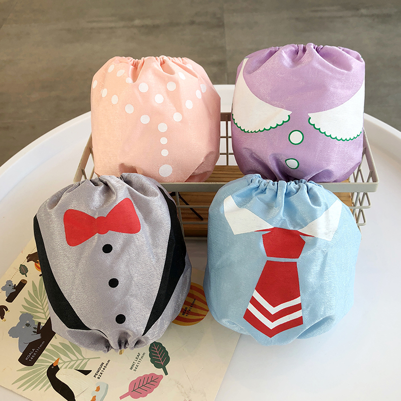 Male and female baby sleeves infants and young children children's drawing short cartoon cute anti-dirty water protection hand 01-3 years old