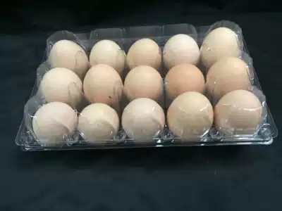 Spot 15 medium transparent blister egg gift box supermarket special plastic egg convenient holder