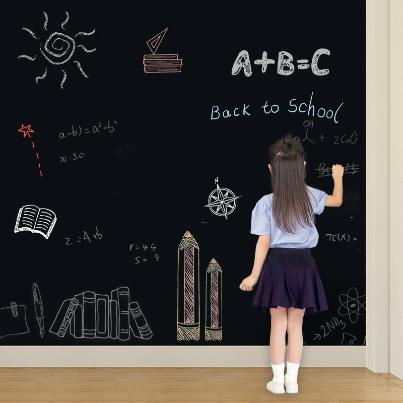 Children's blackboard wall home wall decoration graffiti wall blackboard stickers wall stickers removable rewritable self-adhesive