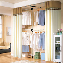 Hanger Floor-to-ceiling bedroom simple indoor simple modern Korean wardrobe single rod assembly combination creative coat rack