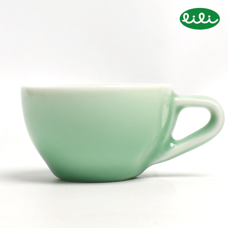 Lili Series Wall Dong Coffee Cup Azure Square Ear Concentrate Cup