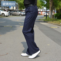 Autumn New Plaid Western Pants Mens Pituality Mens Horn Pants Straight Cylinder Loose Trendy Korean Version Casual Pants