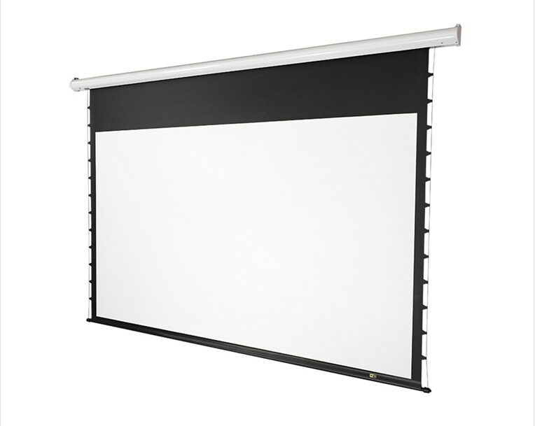 Electric projector curtain 92 inch to 180 inch remote control pull wire lifting curtain cloth HD nano 3D4k curtain cloth