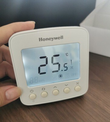 Honeywell Lcd Thermostat Tf228Wn Central Air Conditioning Panel Fan Coil Unit Controller