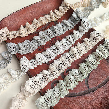 2.5cm wide non-elastic pleated lace diy baby clothes cuffs collar pillows pets books clothes children's clothing accessories accessories