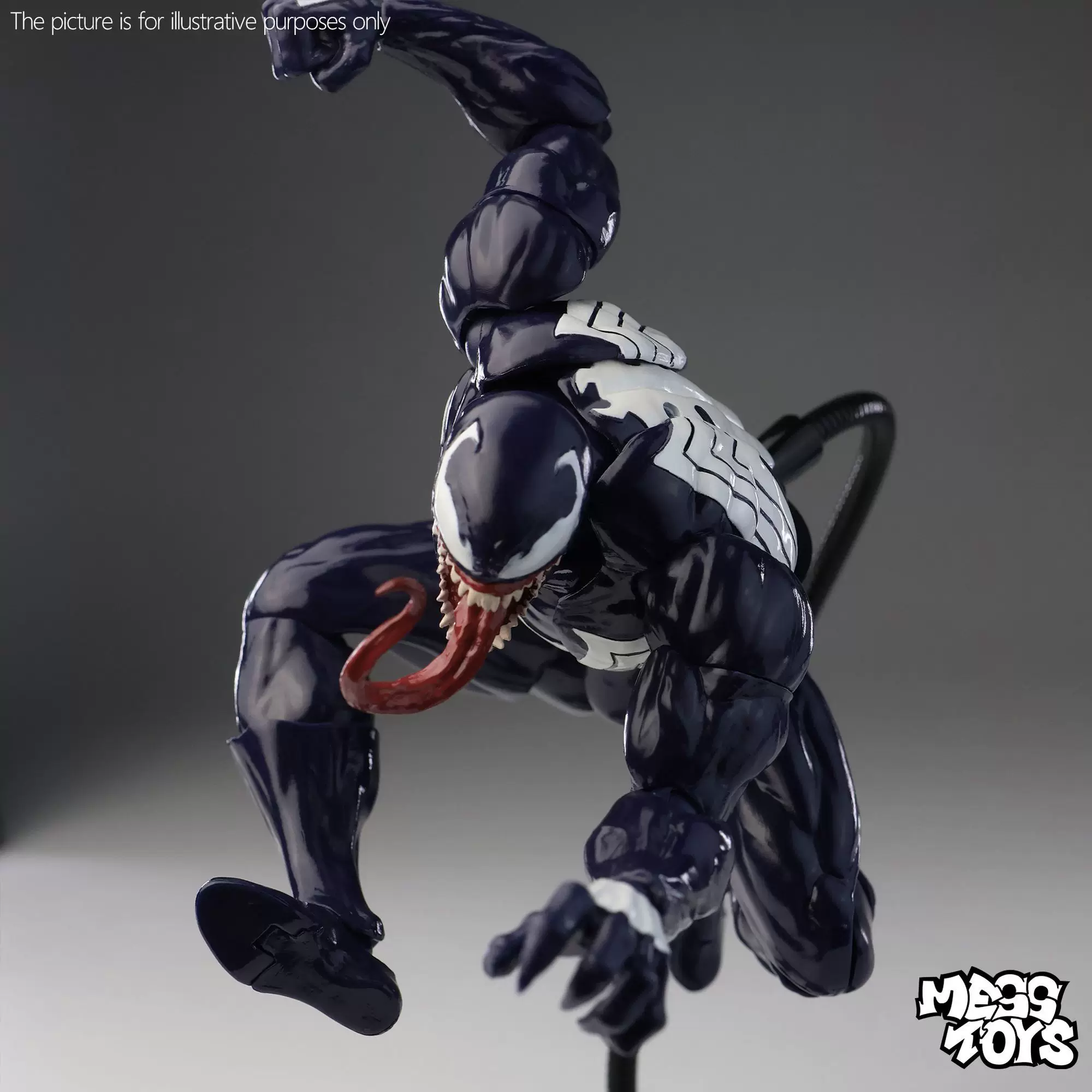 Игрушечная фигура МЕСС ТУЙС Веном Злой Сосед Веном костюм сочленённая подвижная модель