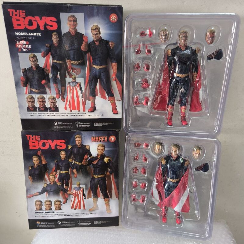 New Domestic Black Hood Patrol Team, Ancestor Battle-Damaged Version Homelander Action Figure Ornament New Domestic Black Hood Patrol Team, Ancestor Battle-Damaged Version Homelander Action Figure Ornament