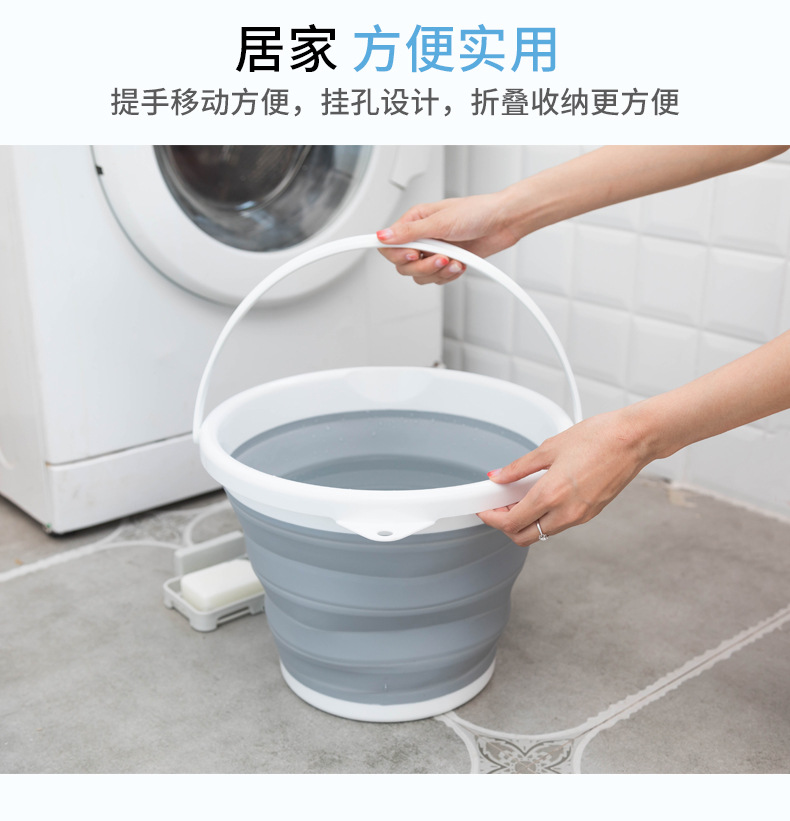 Xô hộ gia đình Lưu trữ nước Gói xe Xô di động Lưu vực gấp Lưu vực ngoài trời Container nước Câu cá Xô - Thiết bị nước / Bình chứa nước thùng nhựa chữ nhật